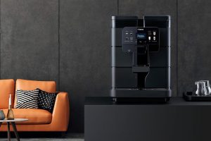 funcionalidade em máquinas de café